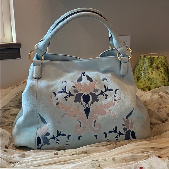 G.I.L.I. Handbags - G.I.L.I. Suede Bag